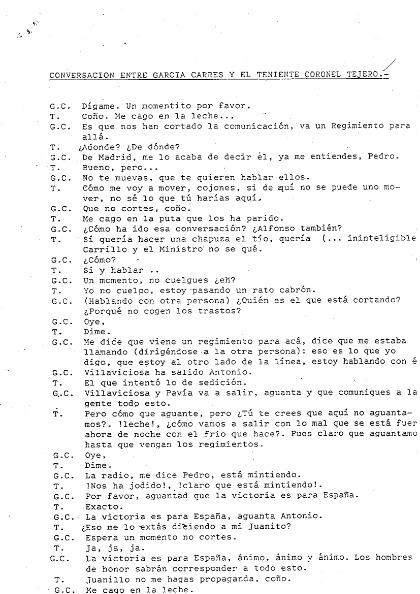 Vista previa de la primera página de 23F_1._Conversacion_telefonica_GARCIA_CARRES_y_Tcol._TEJERO