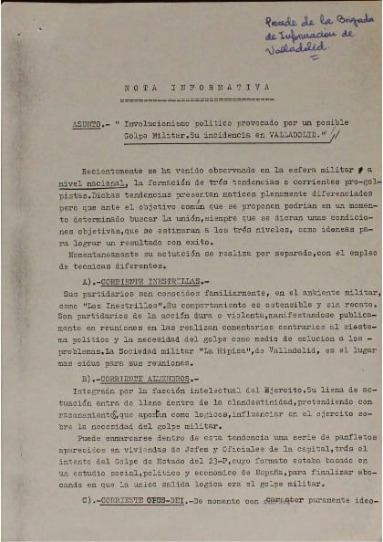 Vista previa de la primera página de 5_INVOLUCIONISMO_POLITICO_PROVOCADO_POSIBLE_GOLPE_MILITAR_desp